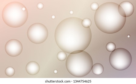 Colored illustration with blurred circles. For creative templates, cards, color covers set. Color Vector illustration