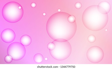 Colored illustration with blurred circles. For creative templates, cards, color covers set. Color Vector illustration