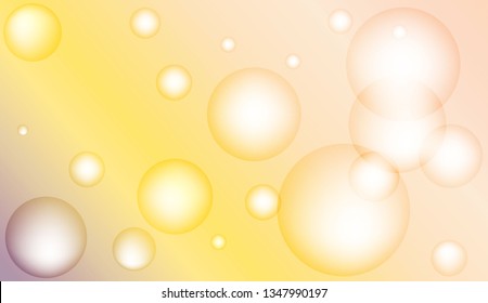 Colored illustration with blurred circles. For creative templates, cards, color covers set. Color Vector illustration