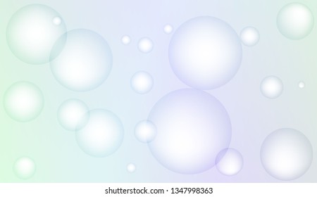 Colored illustration with blurred circles. For creative templates, cards, color covers set. Color Vector illustration