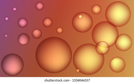 Colored illustration with blurred drops. For creative templates, cards, color covers set. Bright Gradient Color Vector illustration