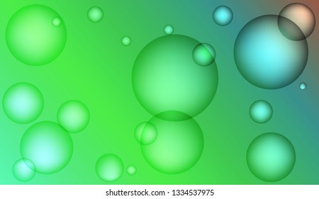 Colored illustration with blurred drops. For creative templates, cards, color covers set. Bright Gradient Color Vector illustration