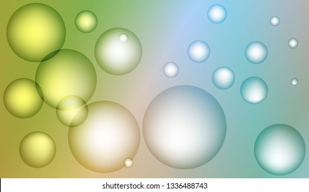 Colored illustration with blurred drops. For creative templates, cards, color covers set. Bright Gradient Color Vector illustration