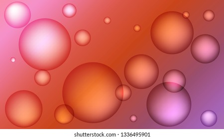 Colored illustration with blurred drops. For creative templates, cards, color covers set. Bright Gradient Color Vector illustration