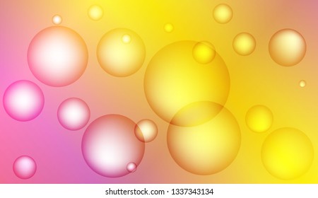 Colored illustration with blurred drops. For creative templates, cards, color covers set. Bright Gradient Color Vector illustration