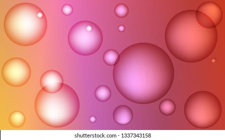 Colored illustration with blurred drops. For creative templates, cards, color covers set. Bright Gradient Color Vector illustration