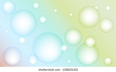 Colored illustration with blurred drops. For creative templates, cards, color covers set. Bright Gradient Color Vector illustration