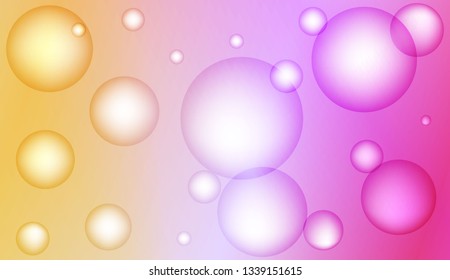 Colored illustration with blurred drops. For creative templates, cards, color covers set. Bright Gradient Color Vector illustration