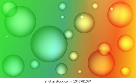 Colored illustration with blurred drops. For creative templates, cards, color covers set. Bright Gradient Color Vector illustration