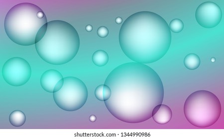 Colored illustration with blurred drops. For creative templates, cards, color covers set. Bright Gradient Color Vector illustration