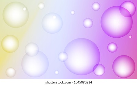 Colored illustration with blurred drops. For creative templates, cards, color covers set. Bright Gradient Color Vector illustration