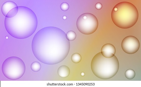 Colored illustration with blurred drops. For creative templates, cards, color covers set. Bright Gradient Color Vector illustration
