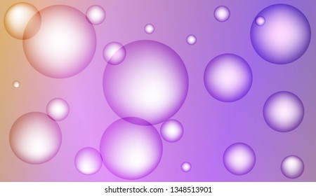 Colored illustration with blurred drops. For creative templates, cards, color covers set. Bright Gradient Color Vector illustration