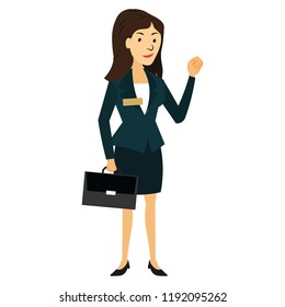 Female Attorney Standing Stock Illustrations, Images & Vectors ...