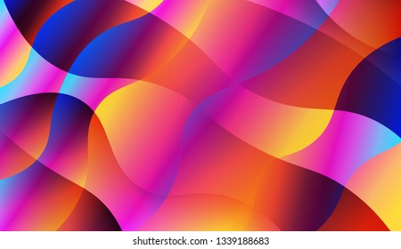 Colored Illustration In Marble Style With Gradient. Design For Your Header Page, Ad, Poster, Banner. Vector Illustration
