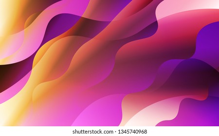 Colored Illustration In Marble Style With Gradient. For Cover Page, Landing Page, Banner. Vector Illustration with Color Gradient.