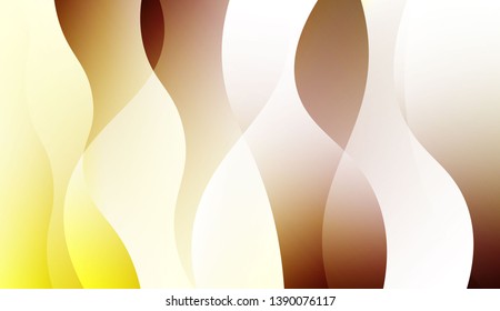 Colored Illustration In Wave Style With Gradient. For Your Design Wallpaper, Presentation, Banner, Flyer, Cover Page, Landing Page. Colorful Vector Illustration