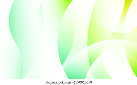 Colored Illustration In Wave Style With Gradient. For Your Design Wallpaper, Presentation, Banner, Flyer, Cover Page, Landing Page. Colorful Vector Illustration