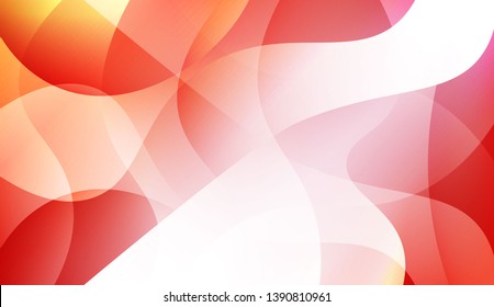 Colored Illustration In Wave Style With Gradient. For Your Design Wallpaper, Presentation, Banner, Flyer, Cover Page, Landing Page. Colorful Vector Illustration