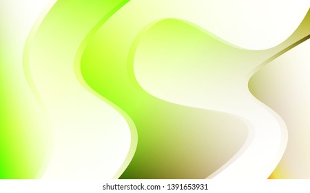 Colored Illustration In Wave Style With Gradient. For Your Design Wallpaper, Presentation, Banner, Flyer, Cover Page, Landing Page. Colorful Vector Illustration