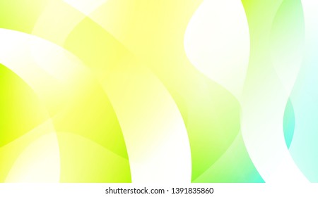 Colored Illustration In Wave Style With Gradient. For Your Design Wallpaper, Presentation, Banner, Flyer, Cover Page, Landing Page. Colorful Vector Illustration