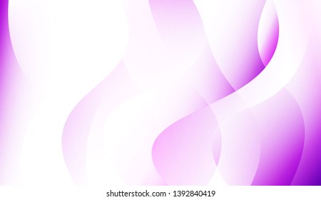 Colored Illustration In Wave Style With Gradient. For Your Design Wallpaper, Presentation, Banner, Flyer, Cover Page, Landing Page. Colorful Vector Illustration