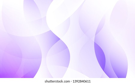 Colored Illustration In Wave Style With Gradient. For Your Design Wallpaper, Presentation, Banner, Flyer, Cover Page, Landing Page. Colorful Vector Illustration
