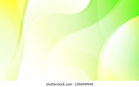 Colored Illustration In Wave Style With Gradient. For Your Design Wallpaper, Presentation, Banner, Flyer, Cover Page, Landing Page. Colorful Vector Illustration