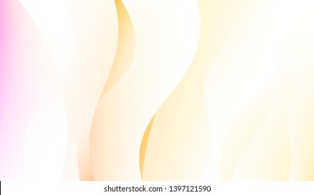 Colored Illustration In Wave Style With Gradient. For Your Design Wallpaper, Presentation, Banner, Flyer, Cover Page, Landing Page. Colorful Vector Illustration
