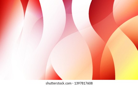 Colored Illustration In Wave Style With Gradient. For Your Design Wallpaper, Presentation, Banner, Flyer, Cover Page, Landing Page. Colorful Vector Illustration