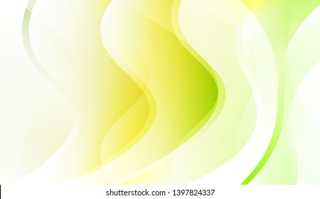 Colored Illustration In Wave Style With Gradient. For Your Design Wallpaper, Presentation, Banner, Flyer, Cover Page, Landing Page. Colorful Vector Illustration
