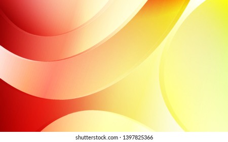 Colored Illustration In Wave Style With Gradient. For Your Design Wallpaper, Presentation, Banner, Flyer, Cover Page, Landing Page. Colorful Vector Illustration