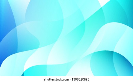 Colored Illustration In Wave Style With Gradient. For Your Design Wallpaper, Presentation, Banner, Flyer, Cover Page, Landing Page. Colorful Vector Illustration