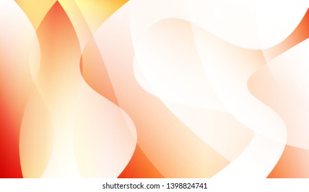 Colored Illustration In Wave Style With Gradient. For Your Design Wallpaper, Presentation, Banner, Flyer, Cover Page, Landing Page. Colorful Vector Illustration