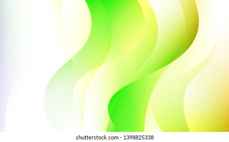 Colored Illustration In Wave Style With Gradient. For Your Design Wallpaper, Presentation, Banner, Flyer, Cover Page, Landing Page. Colorful Vector Illustration