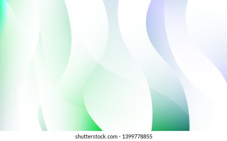 Colored Illustration In Wave Style With Gradient. For Your Design Wallpaper, Presentation, Banner, Flyer, Cover Page, Landing Page. Colorful Vector Illustration