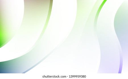 Colored Illustration In Wave Style With Gradient. For Your Design Wallpaper, Presentation, Banner, Flyer, Cover Page, Landing Page. Colorful Vector Illustration