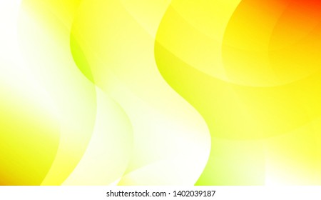 Colored Illustration In Wave Style With Gradient. For Your Design Wallpaper, Presentation, Banner, Flyer, Cover Page, Landing Page. Colorful Vector Illustration