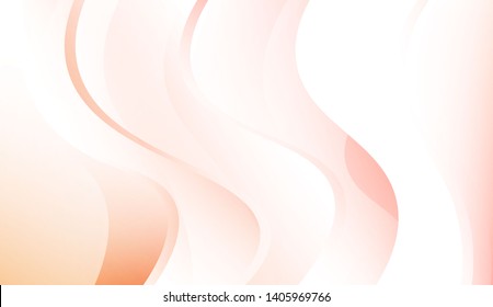 Colored Illustration In Wave Style With Gradient. For Your Design Wallpaper, Presentation, Banner, Flyer, Cover Page, Landing Page. Colorful Vector Illustration
