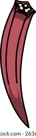Colored Illustration of Whole Okra