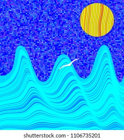 colored image of waters