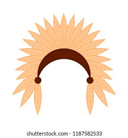 Colored indian hat icon