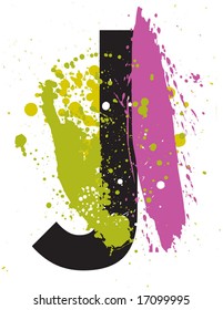 colored J