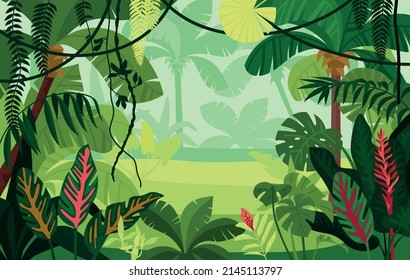 Dense Jungle Background Pack