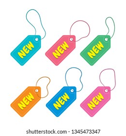colored labels and yarns