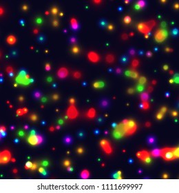 Colored lights. Festive background for postcards, posters, banners and web design.