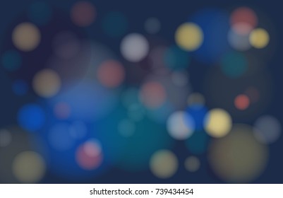 colored lights out of focus. vector illustration
