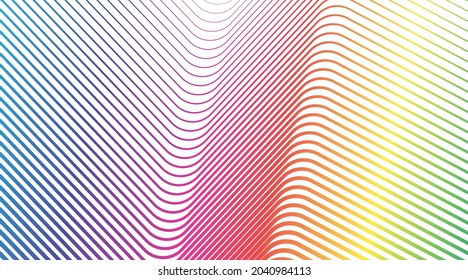Colored line abstract pattern background.EPS 10.Vector.