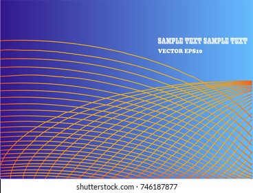 Colored line drawing abstract pattern background,EPS10