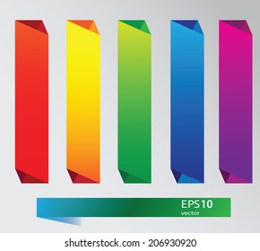 Colored line elements for design